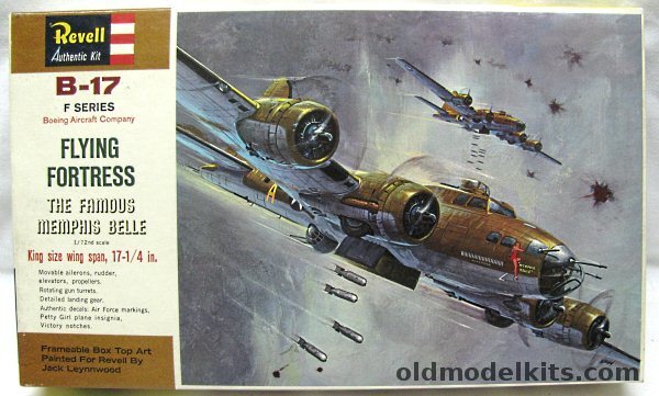 Revell 1/72 B-17F Flying Fortress Memphis Belle, H201-198 plastic model kit